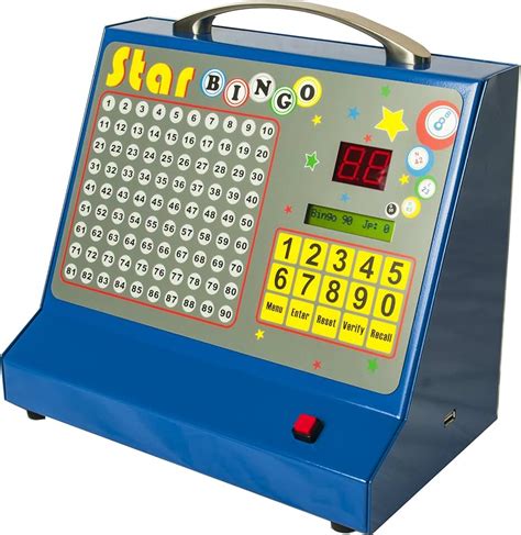 automatic bingo caller machine.